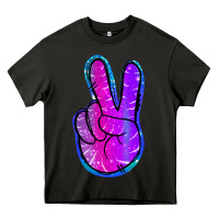 Asphalt Mermaid Peace Sign Heavy Core Tee - Jasminsmagicworld