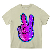 Mossy Mermaid Peace Sign Heavy Core Tee - Jasminsmagicworld