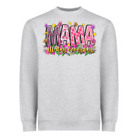 Heather Grey mama all day everyday Heavyweight Sweatshirt - CowhideDigitalArt