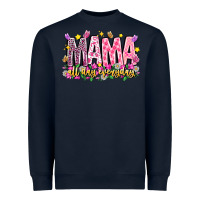 Navy mama all day everyday Heavyweight Sweatshirt - CowhideDigitalArt