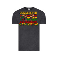 Vintage Black juneteenth celebrating black freedom Vintage Tee - CowGirlArtShop