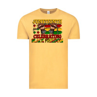Vintage Mustard juneteenth celebrating black freedom Vintage Tee - CowGirlArtShop