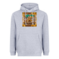 Heather Grey coffee time gnomies mug coaster Heavyweight Hoodie - BarkalooDesign
