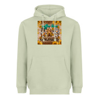 Matcha coffee time gnomies mug coaster Heavyweight Hoodie - BarkalooDesign