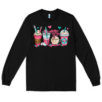 Black nurse coffee cups Long Sleeve Tee - OliviaCreatesArt
