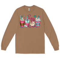 Toasted Coconut nurse coffee cups Long Sleeve Tee - OliviaCreatesArt
