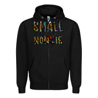 Black small business nannie Zipper Hoodie - CowhideDigitalArt