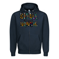 Navy small business nannie Zipper Hoodie - CowhideDigitalArt