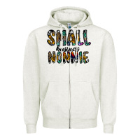 Oatmeal Heather small business nannie Zipper Hoodie - CowhideDigitalArt