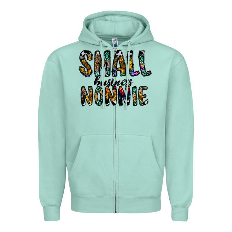 Small Business Nannie Zipper Hoodie by CowhideDigitalArt | Teevron