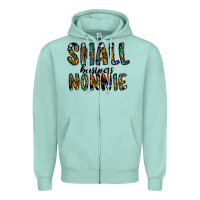 Seafoam small business nannie Zipper Hoodie - CowhideDigitalArt