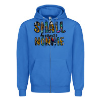 True Royal small business nannie Zipper Hoodie - CowhideDigitalArt