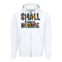 White small business nannie Zipper Hoodie - CowhideDigitalArt