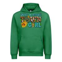Emerald just a small town girl with sunflowers and money Urban Hoodie - AdoDesignShop