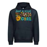 Navy just a small town girl with sunflowers and money Urban Hoodie - AdoDesignShop
