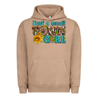 Pigment Burro just a small town girl with sunflowers and money Urban Hoodie - AdoDesignShop