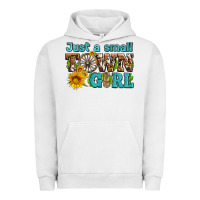 Just A Small Town Girl With Sunflowers And Money Urban Hoodie | Teevron