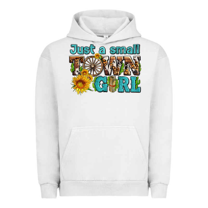 Just A Small Town Girl With Sunflowers And Money Urban Hoodie by AdoDesignShop | Teevron