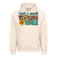 Sandshell just a small town girl with sunflowers and money Urban Hoodie - AdoDesignShop