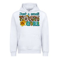 White just a small town girl with sunflowers and money Urban Hoodie - AdoDesignShop