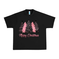 Black pink merry christmas Urban Heavy Tee - CowGirlArtShop