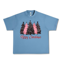 Pebble Blue pink merry christmas Urban Heavy Tee - CowGirlArtShop