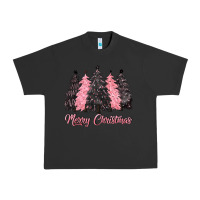 Pigment Black pink merry christmas Urban Heavy Tee - CowGirlArtShop
