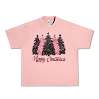 Salmon pink merry christmas Urban Heavy Tee - CowGirlArtShop