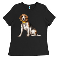 Beagle With Overflow Ladies Tee | Teevron