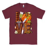 Burgundy Fall Nurse love Classic Tee - NancyCooperArtShop