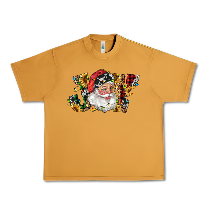 Santa Joy With Sunflowers Urban Heavy Tee by RanaPortraitStore | Teevron