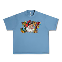 Pebble Blue santa joy with sunflowers Urban Heavy Tee - RanaPortraitStore