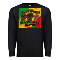 Black juneteenth black lives matter tumbler Premium Sweatshirt - BarkalooDesign
