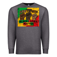 Charcoal Heather juneteenth black lives matter tumbler Premium Sweatshirt - BarkalooDesign
