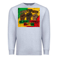 Heather Grey juneteenth black lives matter tumbler Premium Sweatshirt - BarkalooDesign