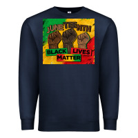 Navy juneteenth black lives matter tumbler Premium Sweatshirt - BarkalooDesign