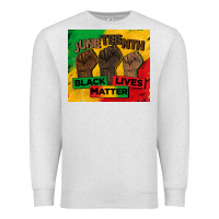 Oatmeal Heather juneteenth black lives matter tumbler Premium Sweatshirt - BarkalooDesign