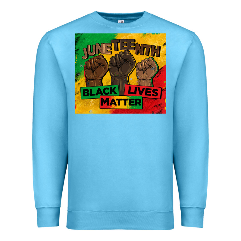 Juneteenth Black Lives Matter Tumbler Premium Sweatshirt by BarkalooDesign | Teevron