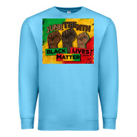 Ocean Blue juneteenth black lives matter tumbler Premium Sweatshirt - BarkalooDesign