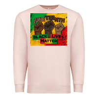 Pale Pink juneteenth black lives matter tumbler Premium Sweatshirt - BarkalooDesign