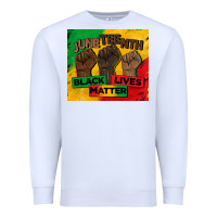White juneteenth black lives matter tumbler Premium Sweatshirt - BarkalooDesign