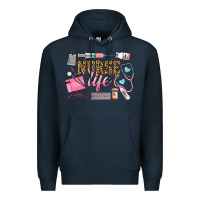 Navy Western Nurse Life Premium Hoodie - LillyAllenDesigns