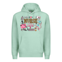 Seafoam Western Nurse Life Premium Hoodie - LillyAllenDesigns
