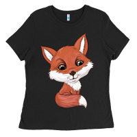 Black fox Ladies Tee - texasbilliewilder