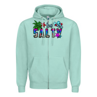 Seafoam be salty Zipper Hoodie - CowhideDigitalArt