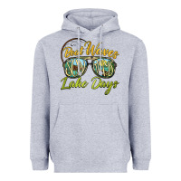 Boat Waves Sun Rays Lake Days Heavyweight Hoodie | Teevron