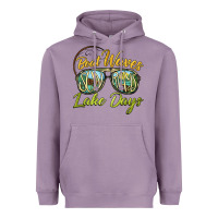 Lavender boat waves sun rays lake days Heavyweight Hoodie - BarkalooDesign