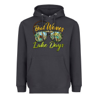 Smoke boat waves sun rays lake days Heavyweight Hoodie - BarkalooDesign