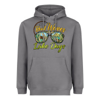 Storm boat waves sun rays lake days Heavyweight Hoodie - BarkalooDesign