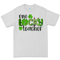 Dove Grey st. patrick's day one lucky teacher Premium Tee - RanaPortraitStore